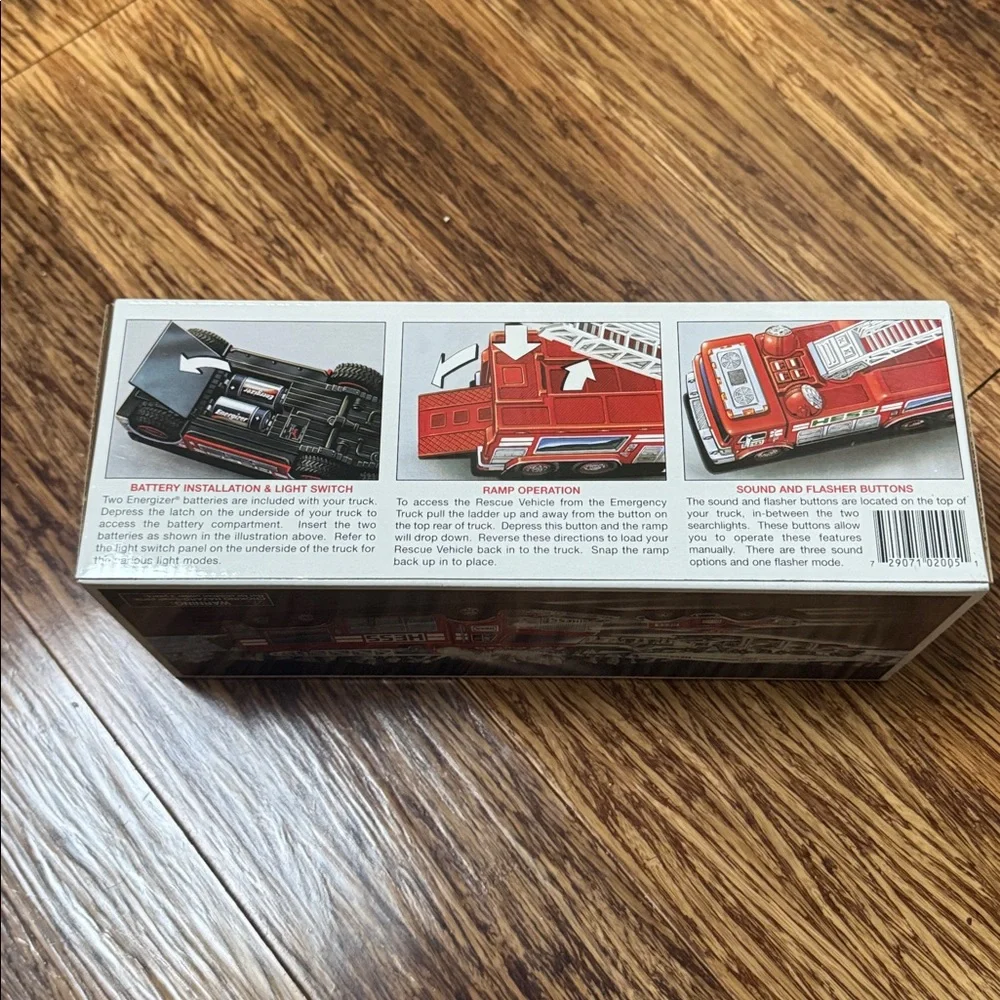 Vintage Hess 2005 Emergency Truck with Rescue Vehicle collectible new in box